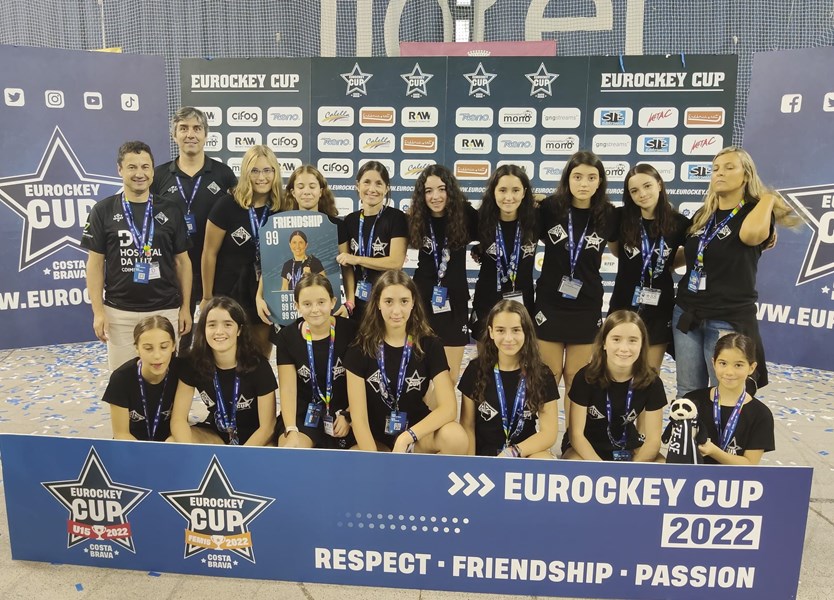 Académica no pódio do Eurockey Cup